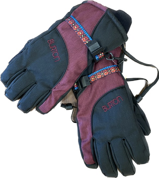 Burton Womens Pele Gloves (True Black,Sangria)