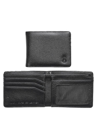 Nixon Cape Vegan Leather Wallet (Black)
