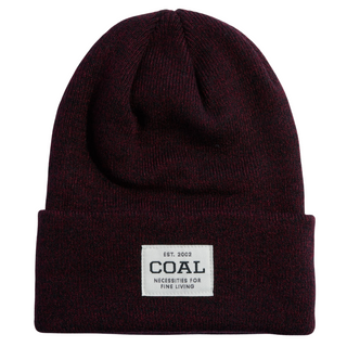 coal beanie uniform dark burgundy marl