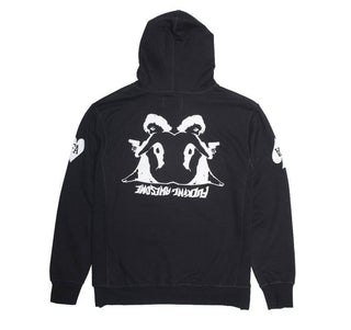 Fucking Awesome Hearts Hoodie Black
