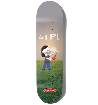 GIRL GEERING DECK ONE OFF