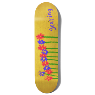 girl skateboards brena geering flowers deck