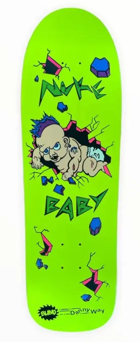Blind Danny Way Nuke Baby Re-issue Deck (9.70)
