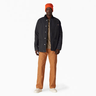 Dickies Duck Canvas Lined Chore Jacket (Stone Black)