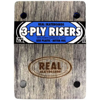 Real 3-Ply Wood Riser Pads Thunder (1/8")