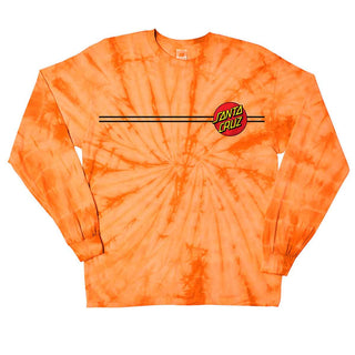 Santa-Cruz-Skateboards-Classic-Dot-Youth-LS-tshirt-Spider-Orange-F