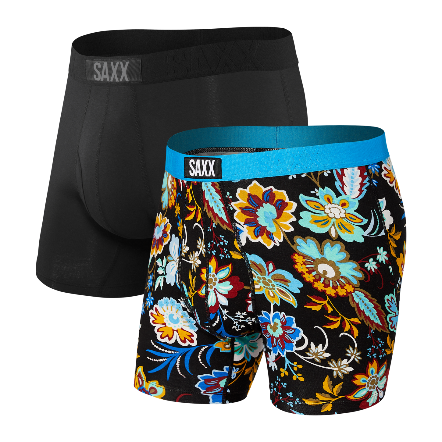 Saxx Ultra 2-Pack Boxer Brief Black/Floral – Shredz Shop Skate