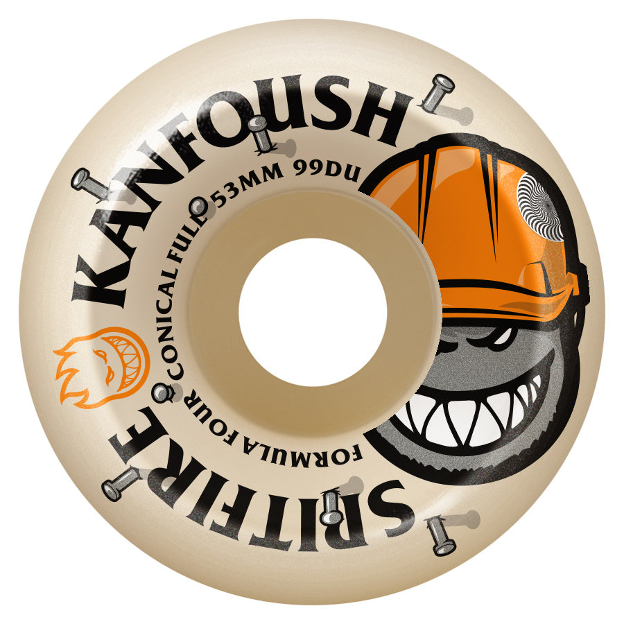 Spitfire Formula Four 99D Kanfoush Overtime Pro Conical Full 53mm Whee ...