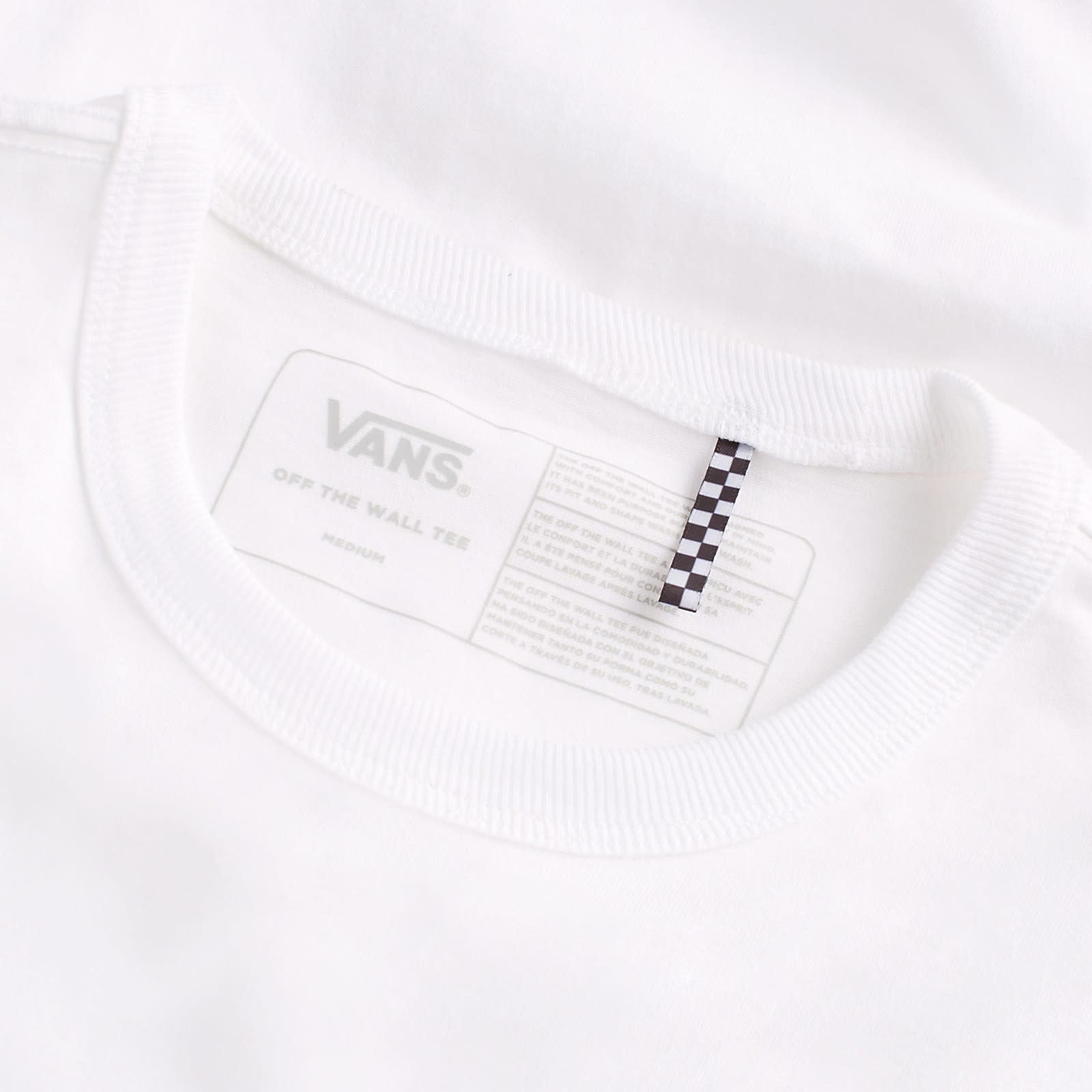 Vans Off The Wall Classic – L/S Shredz Skate T-Shirt Shop (White)